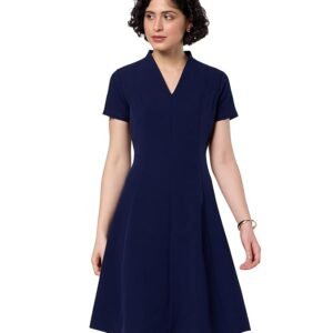 Symbol Premium Women's A-Line Flared Dress (Knee Length | Desk-to-Dinner) (Available in Plus Sizes)